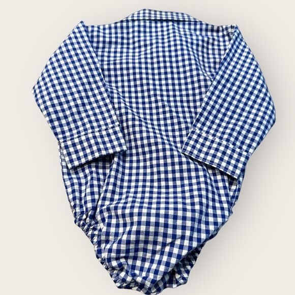 The Children’s Place Suspender Pants & Button Down Set (9-12 Months) - Picture 3 of 8